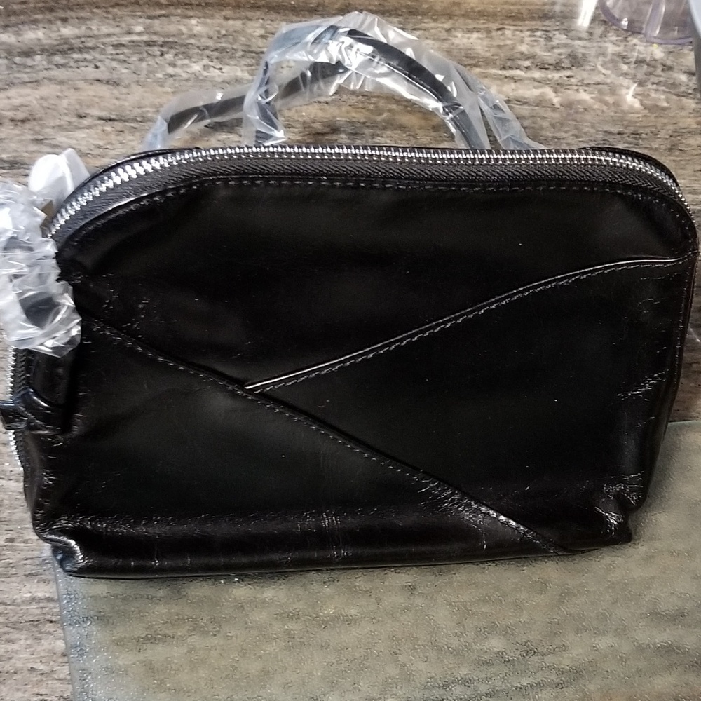 Jacie by HOBO in black leather.